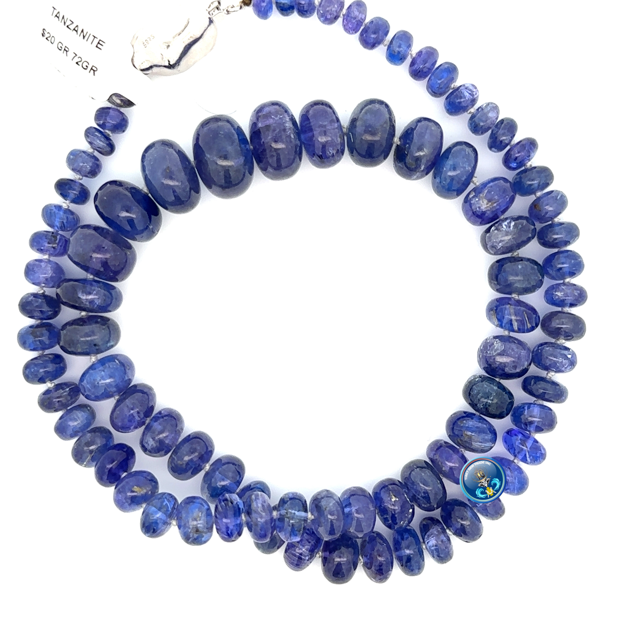 Tanzanite plain roundel