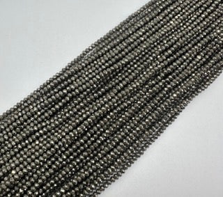 pyrite facette round 3mm