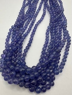 Tanzanite plain round 5-7mm