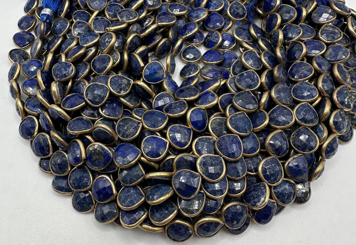 lapis facetted heart