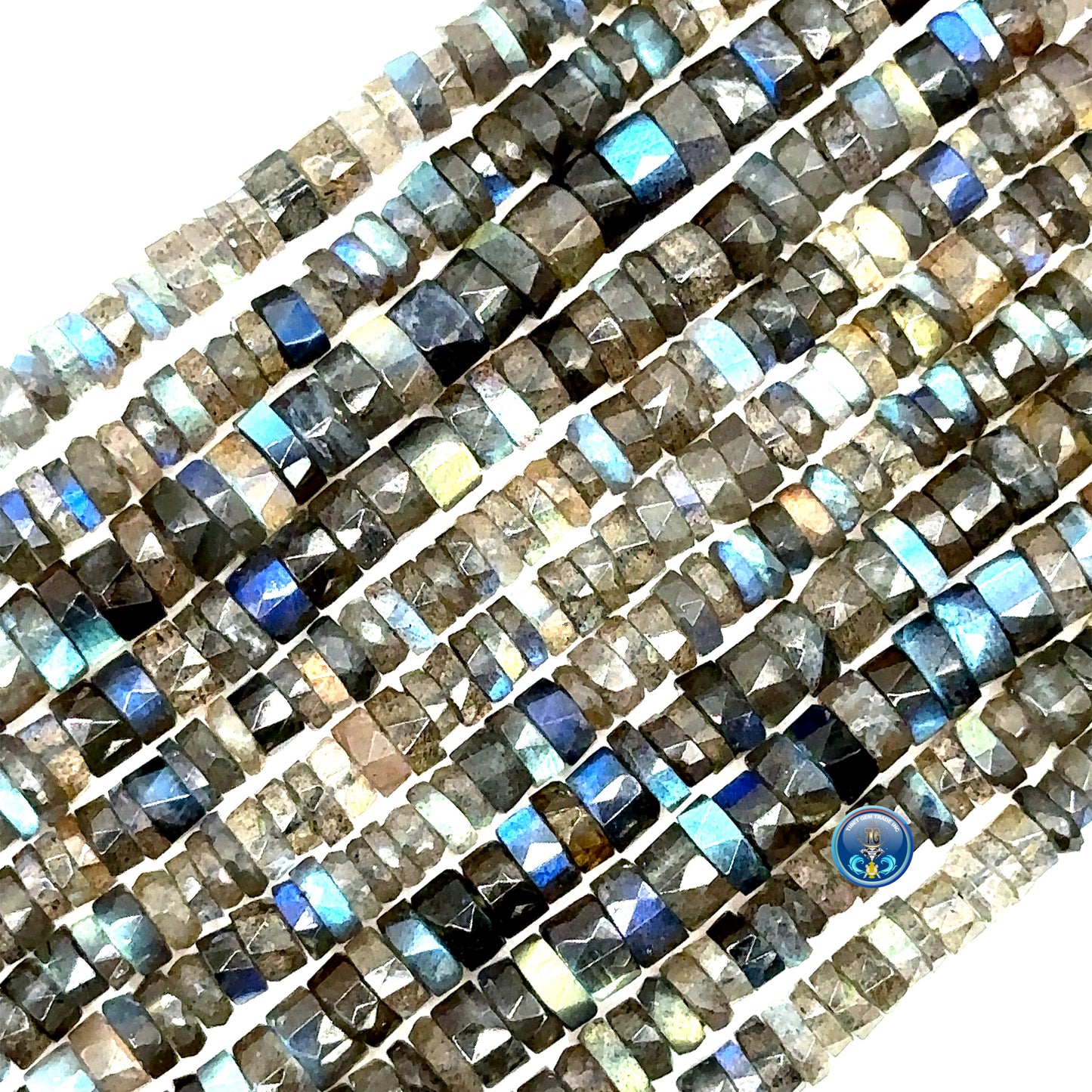 labradorite facetted Disc