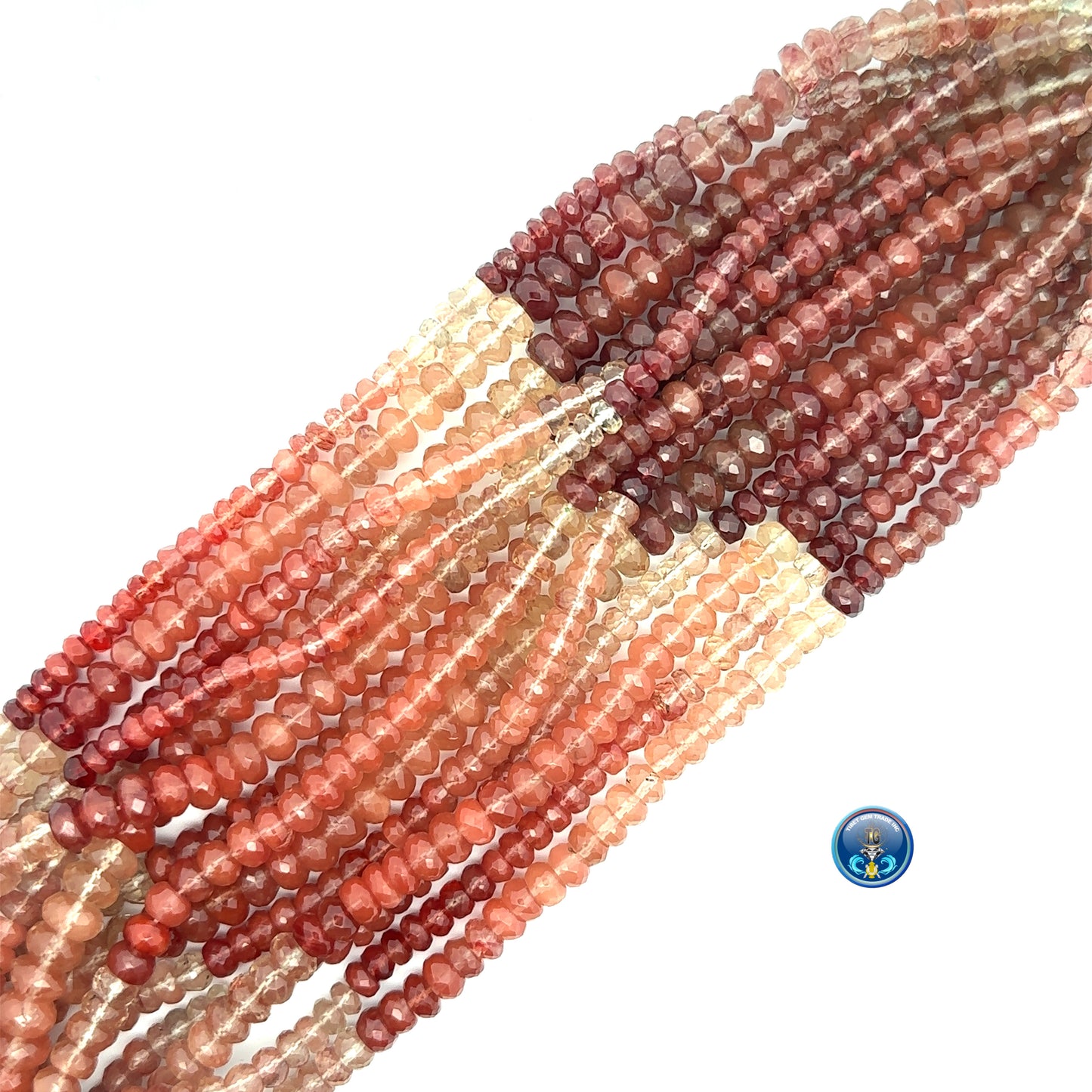 Andesine Faceted Roundel
