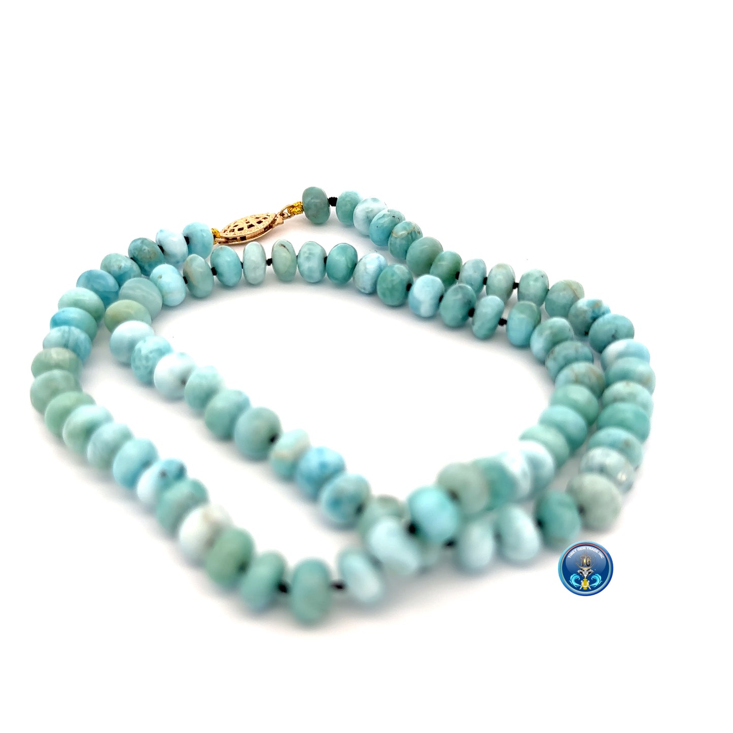 Larimar plain roundel