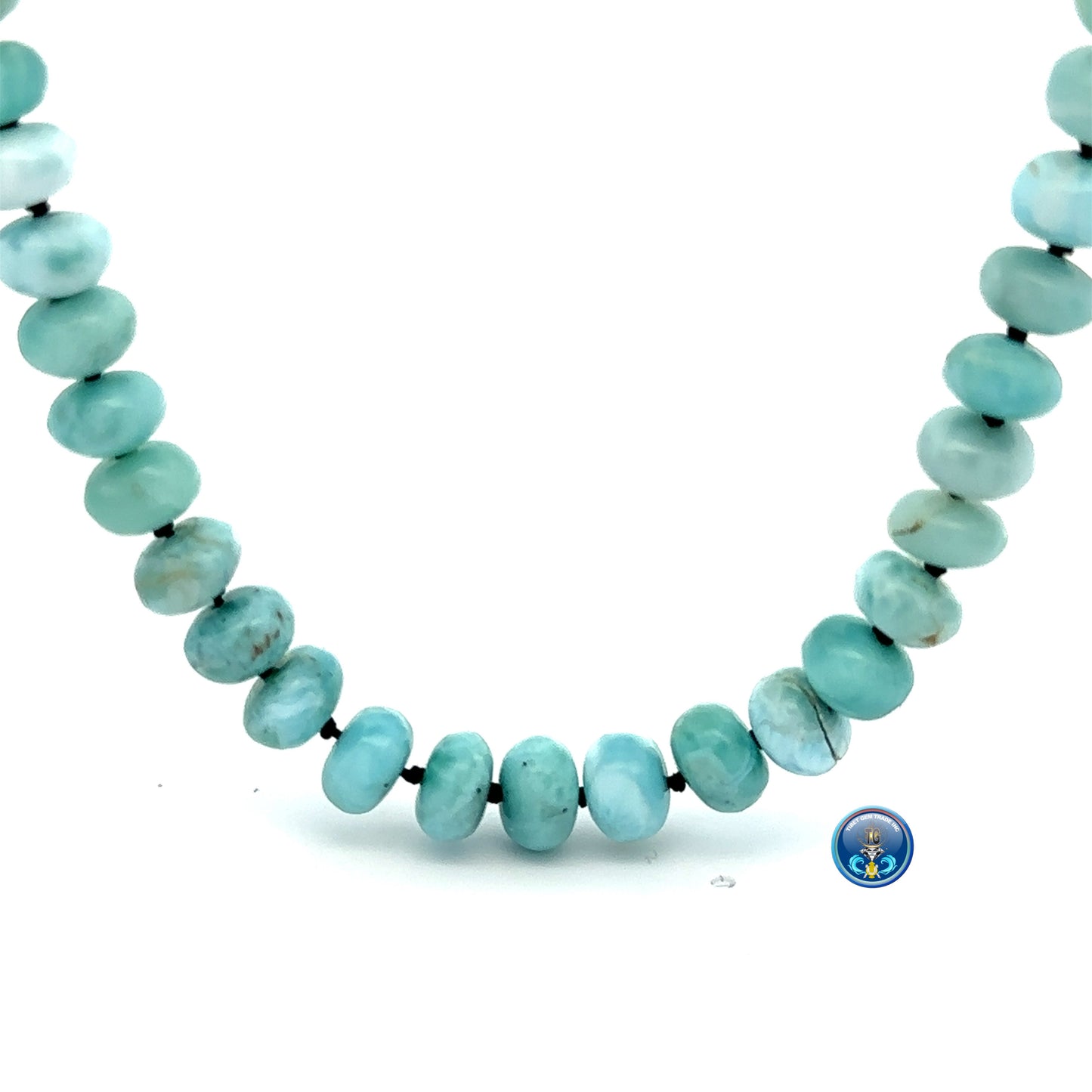 Larimar plain roundel