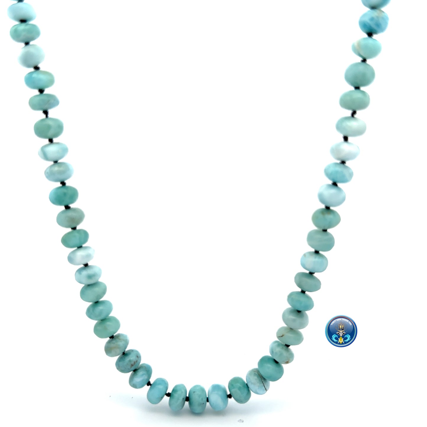 Larimar plain roundel
