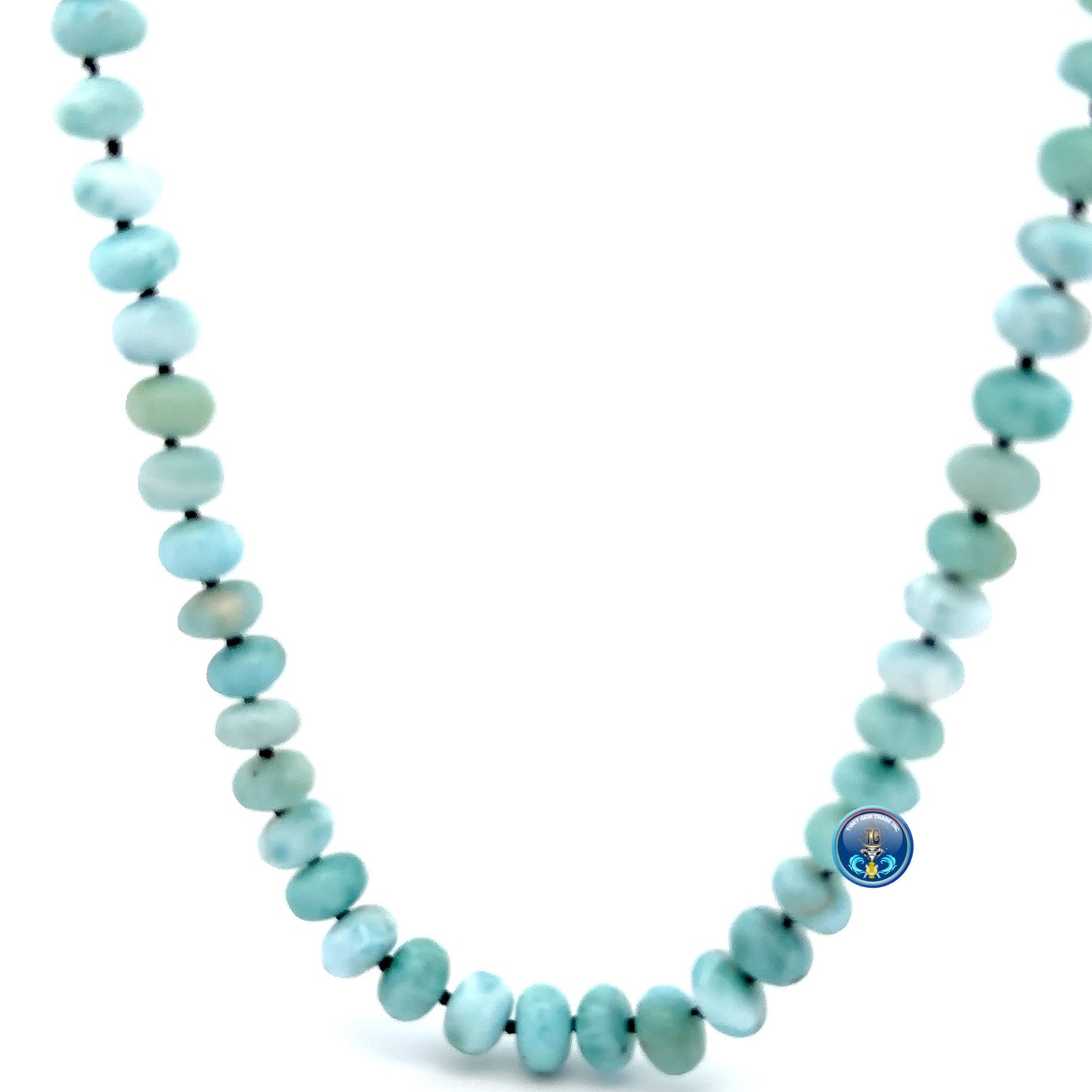 Larimar plain roundel