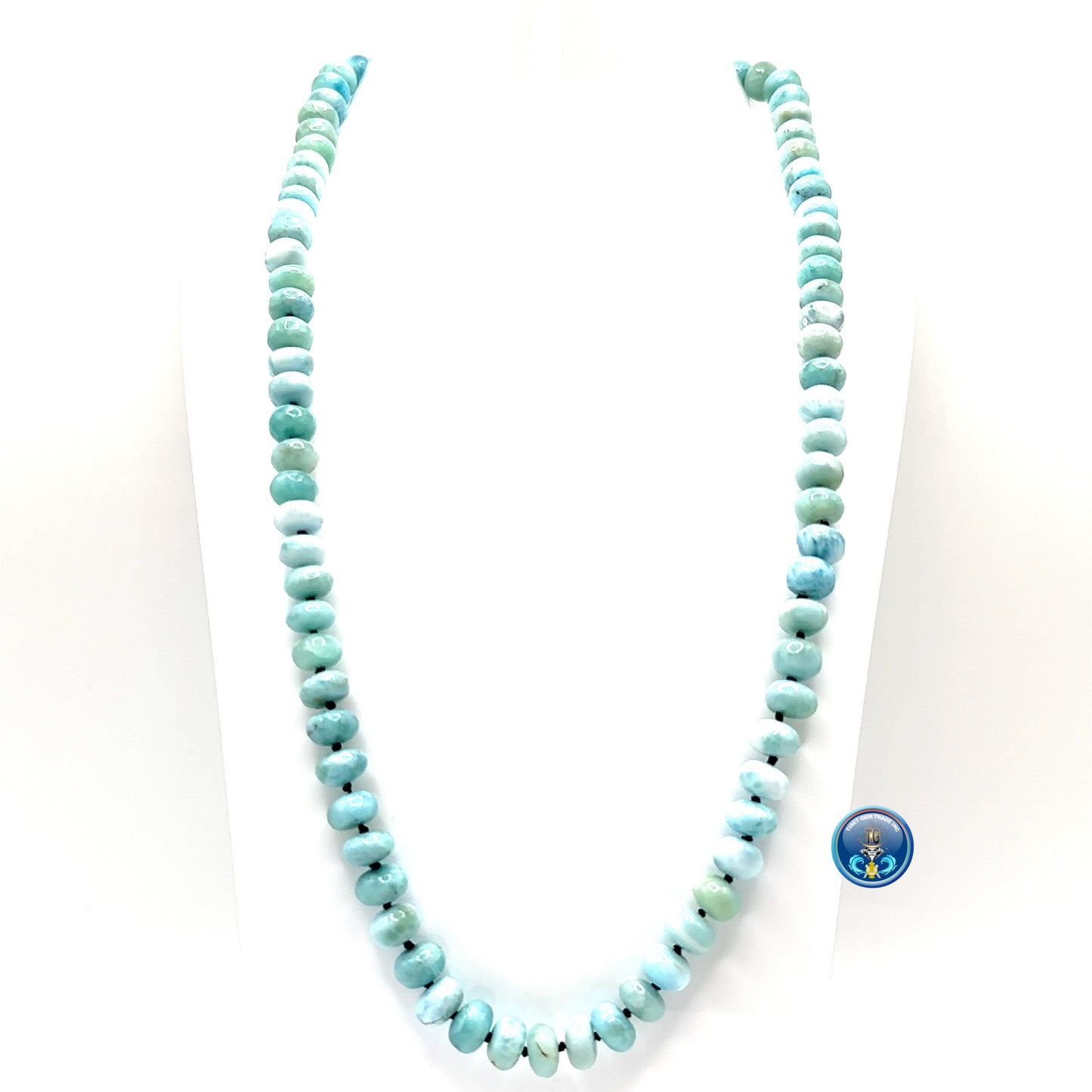 Larimar plain roundel