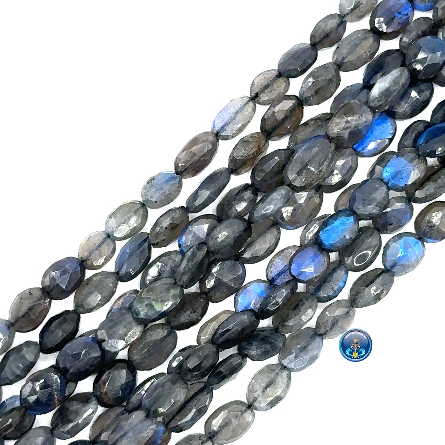 Labradorite faceted oval