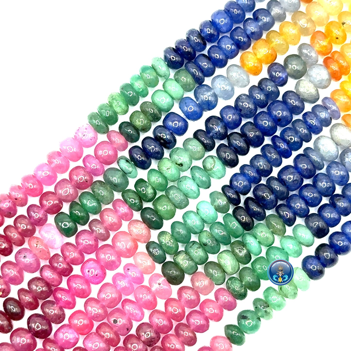 Multi Sapphire plain roundel
