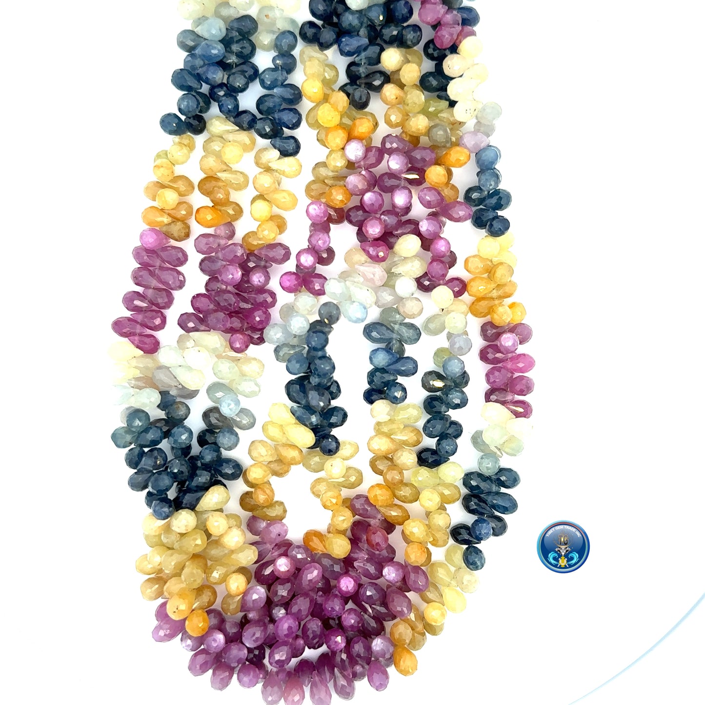 UMBA SAPPHIRE FACETTED TEARDROP