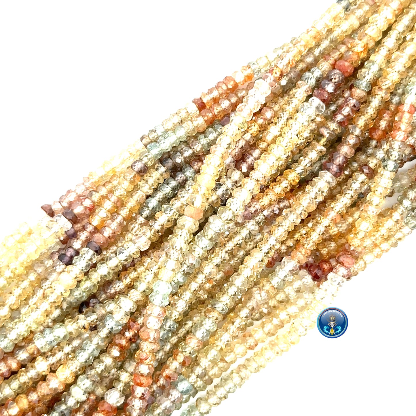 Zircon faceted roundel