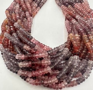 Multi spinel facetted roundel