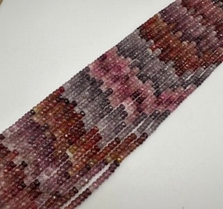 Multi spinel facetted roundel