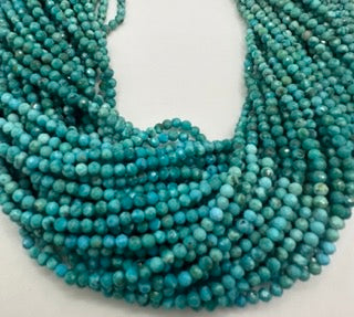 Turquoise facetted round