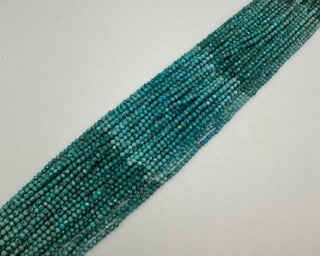 Turquoise facetted round