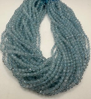 Aquamarine facetted round