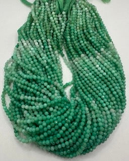 chrysoprase facetted round