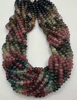 Tourmaline plain roundel 6mm