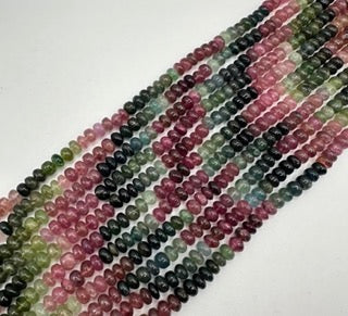 Tourmaline plain roundel 7mm