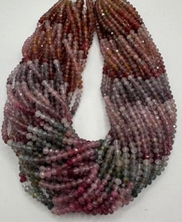 Multi spinel facetted roundel