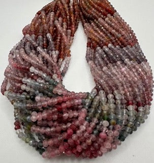 Multi spinel facetted roundel