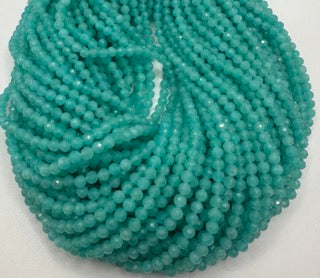 Ammonite facetted round 3mm