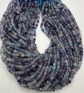 Fluorite facetted round 3mm
