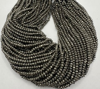 pyrite facette round 3mm