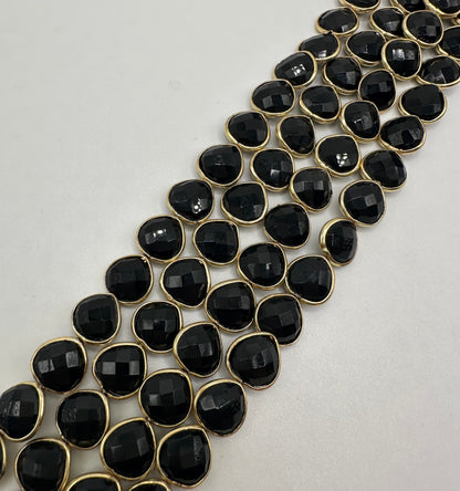 Black spinel heart