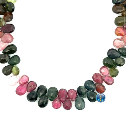 Tourmaline faceted pear