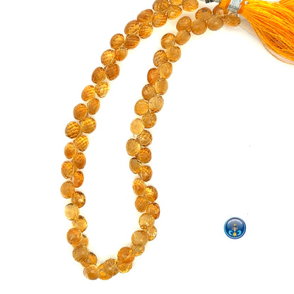Citrine facetted onion