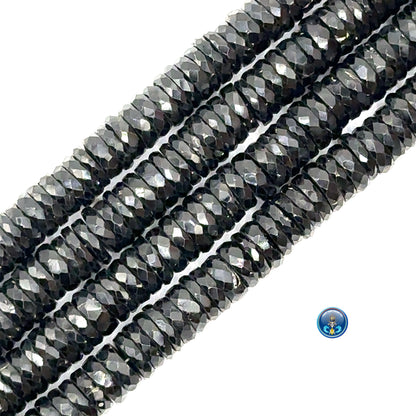 Black Spinel Facetted disc