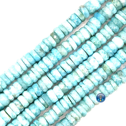 Larimar Faceted Disc