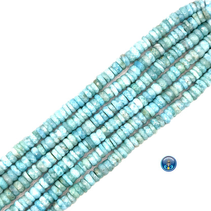 Larimar Faceted Disc