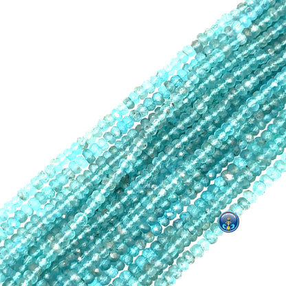 Apatite Faceted Roundel
