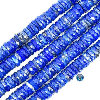Lapis Lazuli facetted Disc