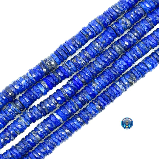 Lapis Lazuli facetted Disc