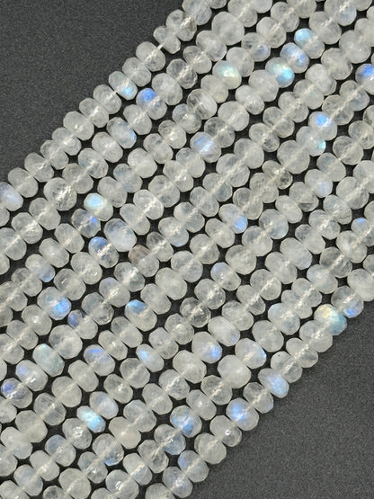 Moonstone Faceted roundel