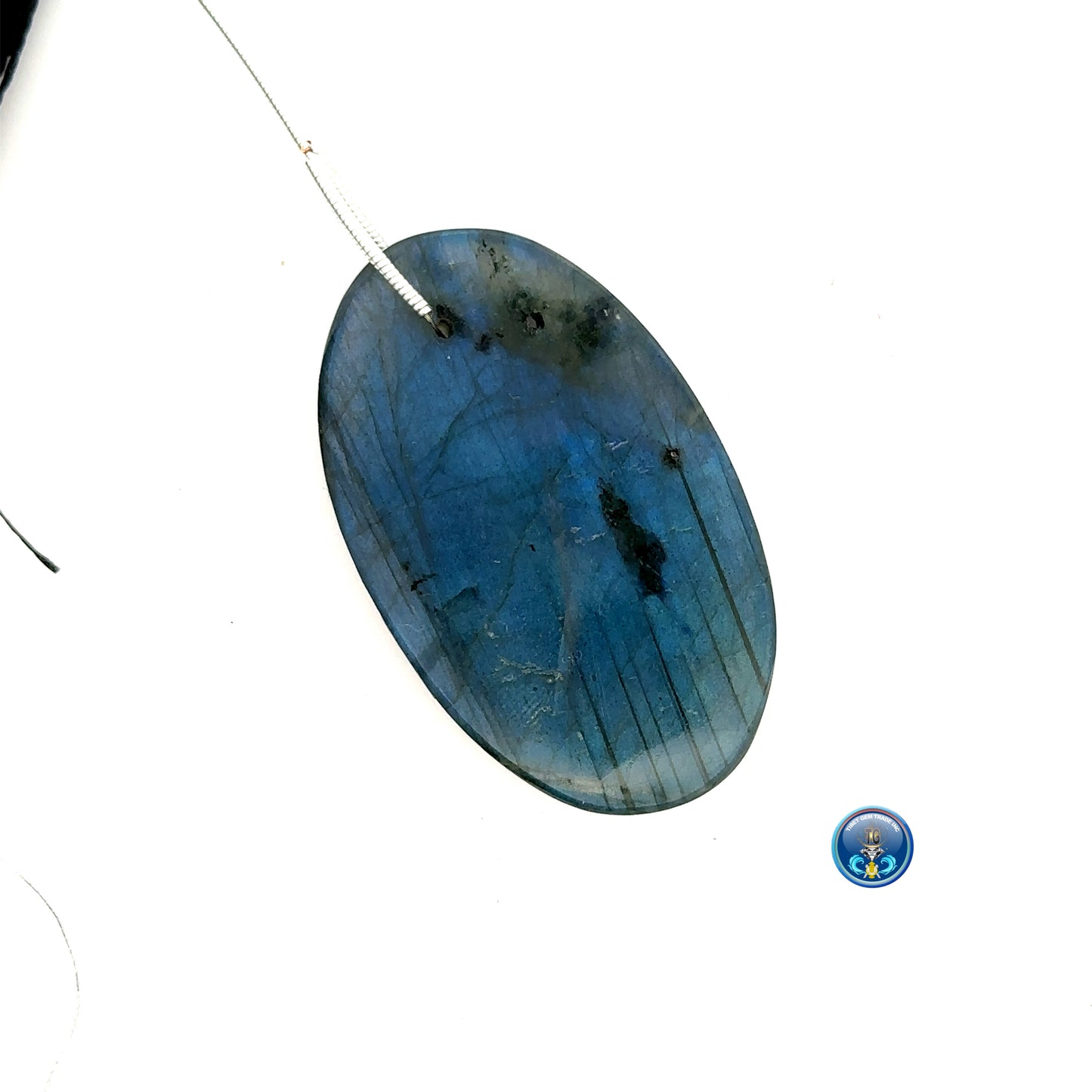 Labradorite blue fire Cabochons with hole
