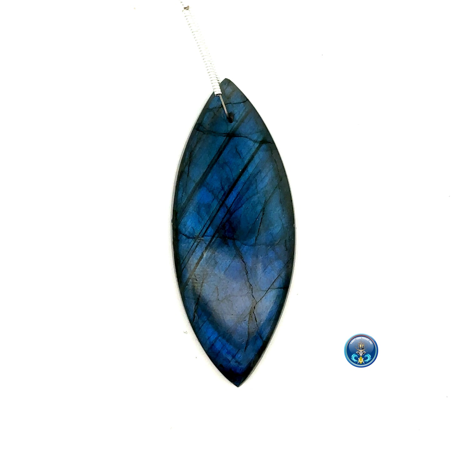 Labradorite blue fire Cabochons with hole