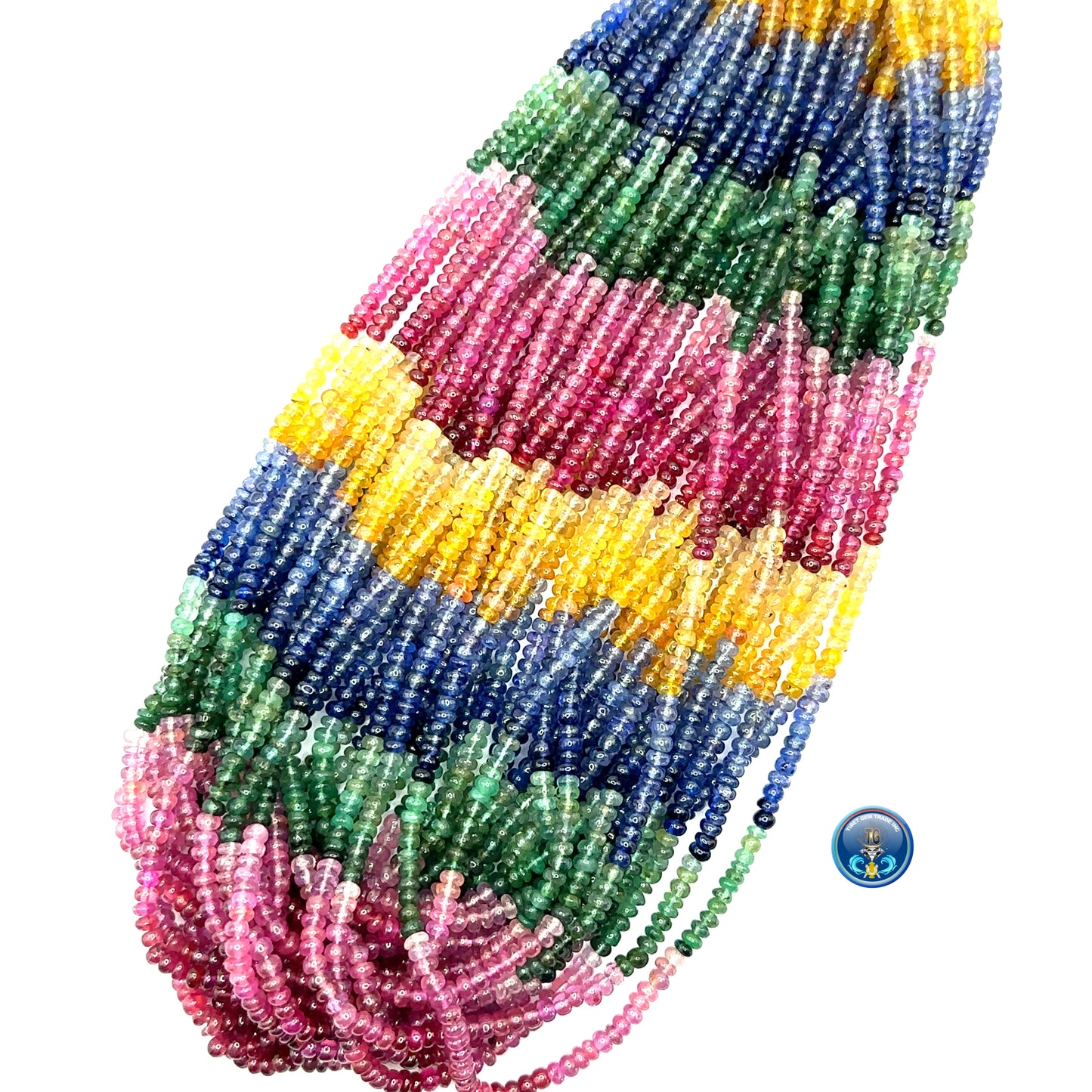 Multi Sapphire plain roundel