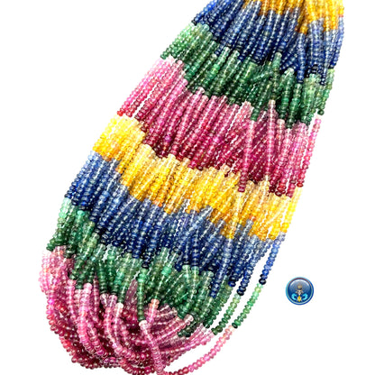 Multi Sapphire plain roundel