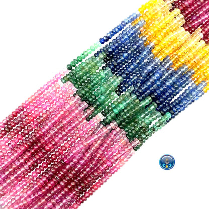 Multi Sapphire plain roundel