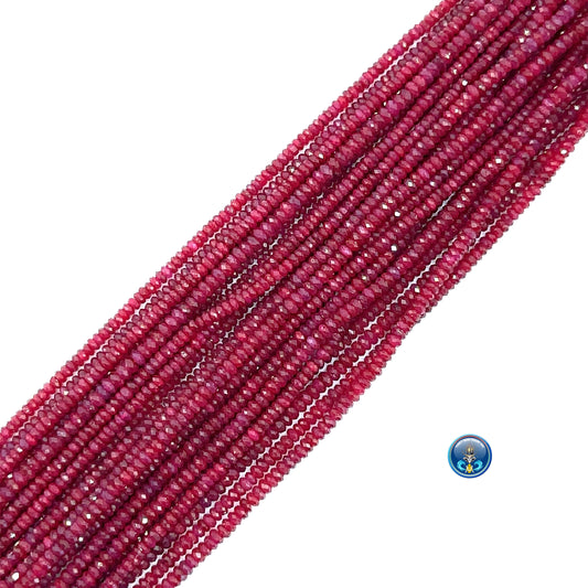 Ruby Faceted Roundel