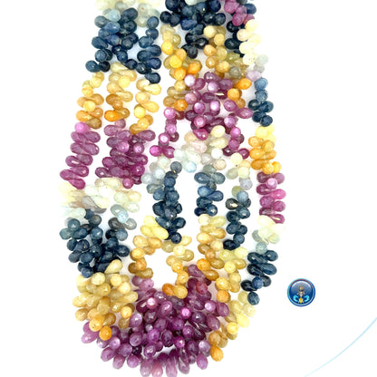 UMBA SAPPHIRE FACETTED TEARDROP