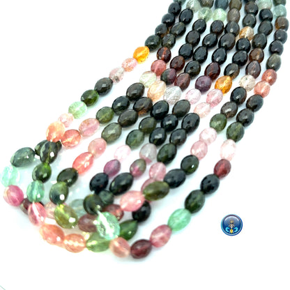 Tourmaline faceted round oval