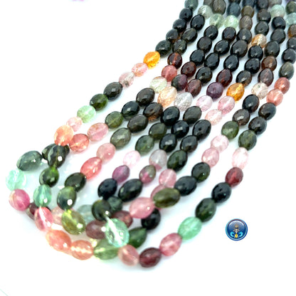 Tourmaline faceted round oval