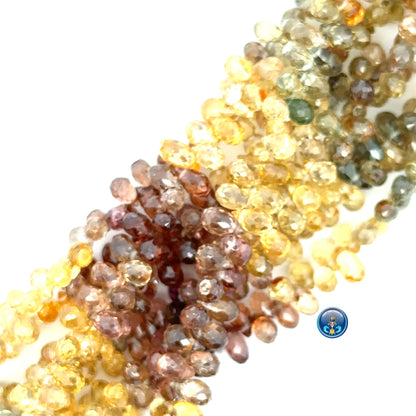 Zircon faceted Teardrop