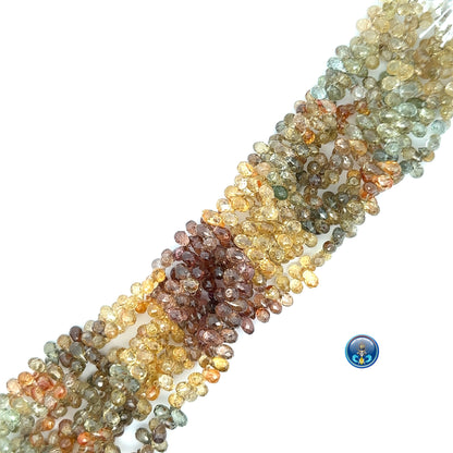 Zircon faceted Teardrop