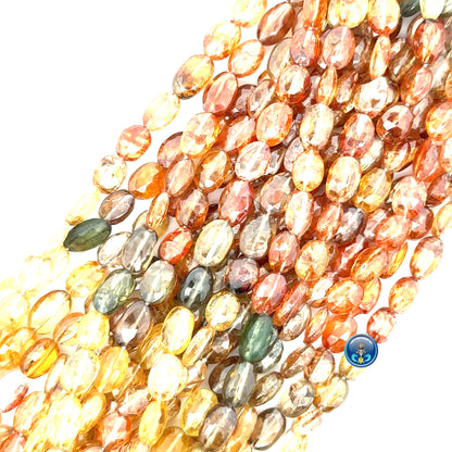 Zircon facetted oval